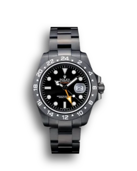 Replica Rolex Explorer Black Ceramic Bezel Black Dial Watch 98239