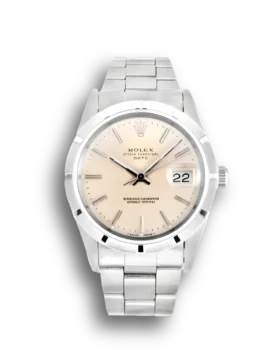 Replica Rolex Oyster Perpetual Date 34mm Silver 15210