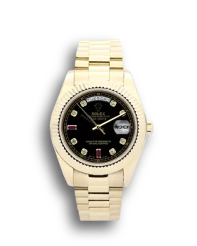 Replica Rolex Day-Date Black Dial 118238