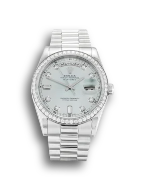 Replica Rolex Day-Date Blue Dial 118346