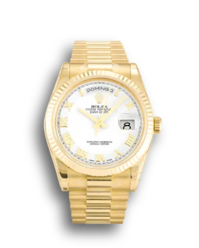 Replica Rolex Day-Date White Dial 118238