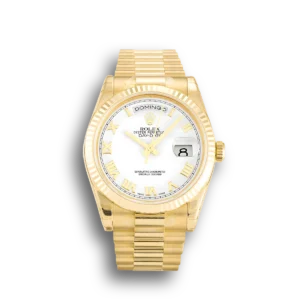 Rolex Day-Date White Dial 118238