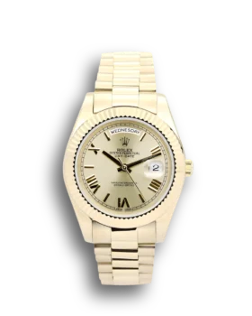 Replica Rolex Day-Date II Gold Dial 218238