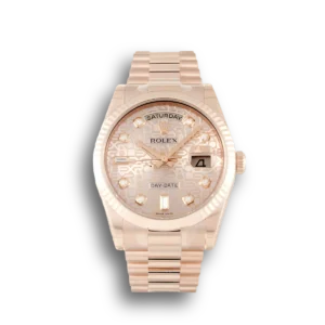 Rolex Day-Date Rose Dial 118235