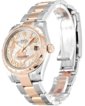 Fake Rolex Datejust Lady Pearl White Floral Dial 178341