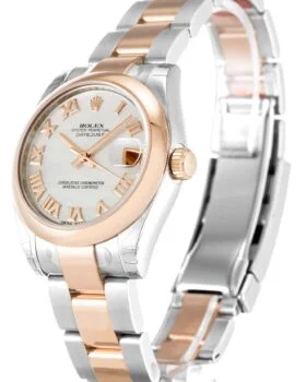 Fake Rolex Datejust Mid-Size Pearl-White Dial 178241