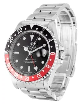 Fake Rolex GMT Master II 16710 Black (Coke)