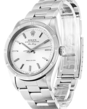 Fake Rolex Air-King Silver 14010M