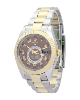 Fake Rolex Sky-Dweller 326938 Gold & Silver