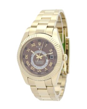 Fake Rolex Sky-Dweller 326938 Yellow Gold