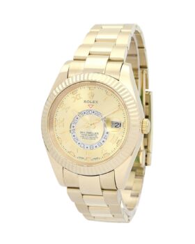 Fake Rolex Sky-Dweller 326938 Champagne