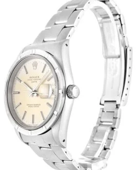 Fake Rolex Oyster Perpetual Date 34mm Silver 15210