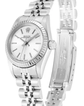 Fake Rolex Lady Oyster Perpetual 26mm Silver 76094