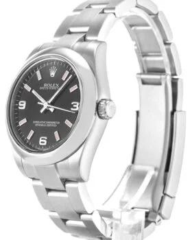 Fake Rolex Lady Oyster Perpetual 31mm Black 177200