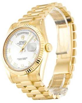Fake Rolex Day-Date White Dial 118238