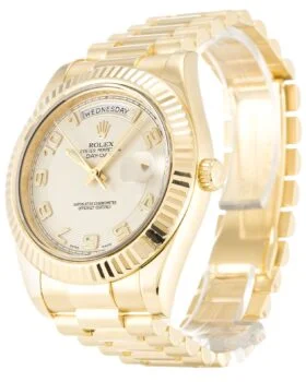 Fake Rolex Day-Date II Ivory Dial 218238