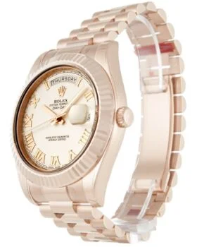 Fake Rolex Day-Date II Ivory Dial 218235