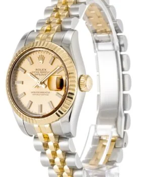 Fake Rolex Datejust Lady Champagne Dial 179173