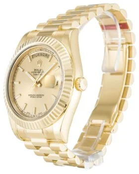 Fake Rolex Day-Date II Champagne Dial 218238