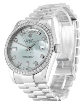 Fake Rolex Day-Date Blue Dial 118346