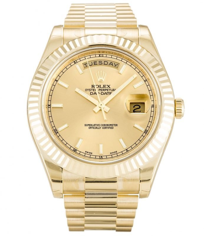 Rolex Day-Date II Champagne Dial 218238 - Best Place to Buy Replica ...