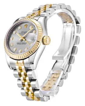 Fake Rolex Datejust Lady Silver Dial 179173