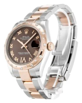 Fake Rolex Datejust Lady Chocolate Diamond Dial 178341