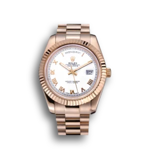 Rolex Day-Date White Dial Gold Bracelet 622546