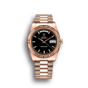 Rolex Day-Date II Black Dial 218235