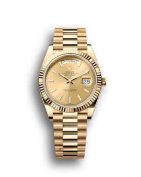 Replica Rolex Day-Date II Champagne Dial 218238