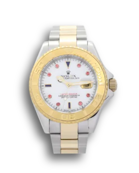 Rolex Yacht-Master Red Diamond and White dial 16623