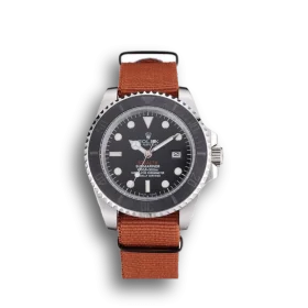 Rolex Submariner STEALTH MK III Brown Fabric Band rl425 621387