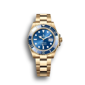 Rolex Submariner Blue Dial Gold 116618LB