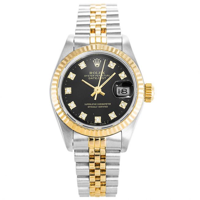 Rolex Datejust Black Diamonds 69173