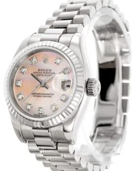 Fake Rolex Datejust Mother of Pearl Ladies 179179