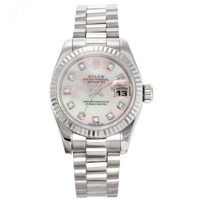 Rolex Datejust Perlmutt Damen 179179