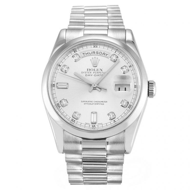 Rolex Day-Date II Argent 218239