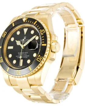 Fake Rolex Submariner Black Dial 116618LN
