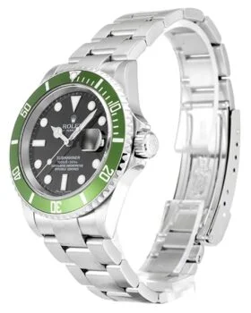 Fake Rolex Submariner Black Dial 16610LV (Kermit)