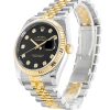 Rolex Datejust Two Tone Black