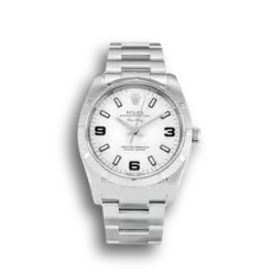 Rolex Air-King White Quarter Arabic 114210