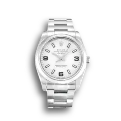 Rolex Air-King White Quarter Arabic 114200