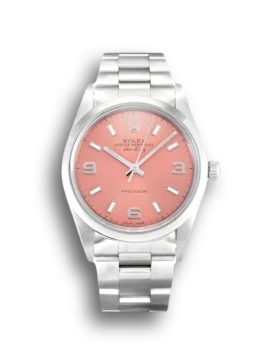 Rolex Air-King Pink Quarter Arabic 14000