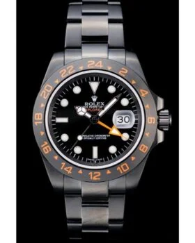 Fake Rolex Super Clone Explorer Black Ceramic Bezel Black Dial Watch 98240