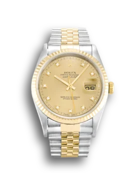 Replica Rolex Datejust Champagne Diamond Dial 16233