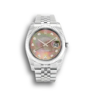 Rolex Datejust Pearl Black-Diamond Dial 116234