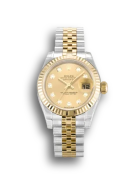 Replica Rolex Datejust Lady Champagne Diamond Dial 179173