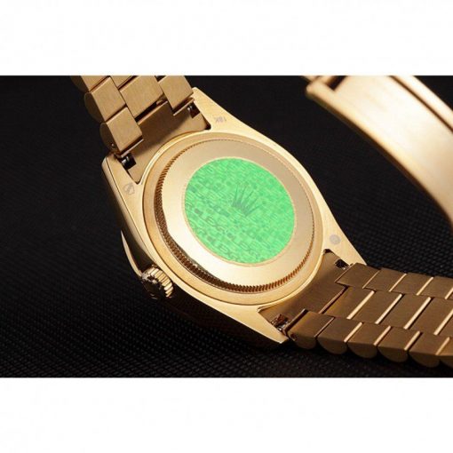 Diamond encrusted 18k yellow gold plated bezel