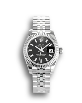 Replica Rolex Datejust Black Ladies 179174