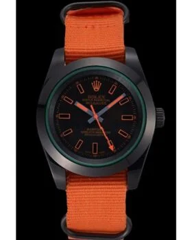 Fake Rolex Milgauss Bamford Orange Nylon Strap 622003